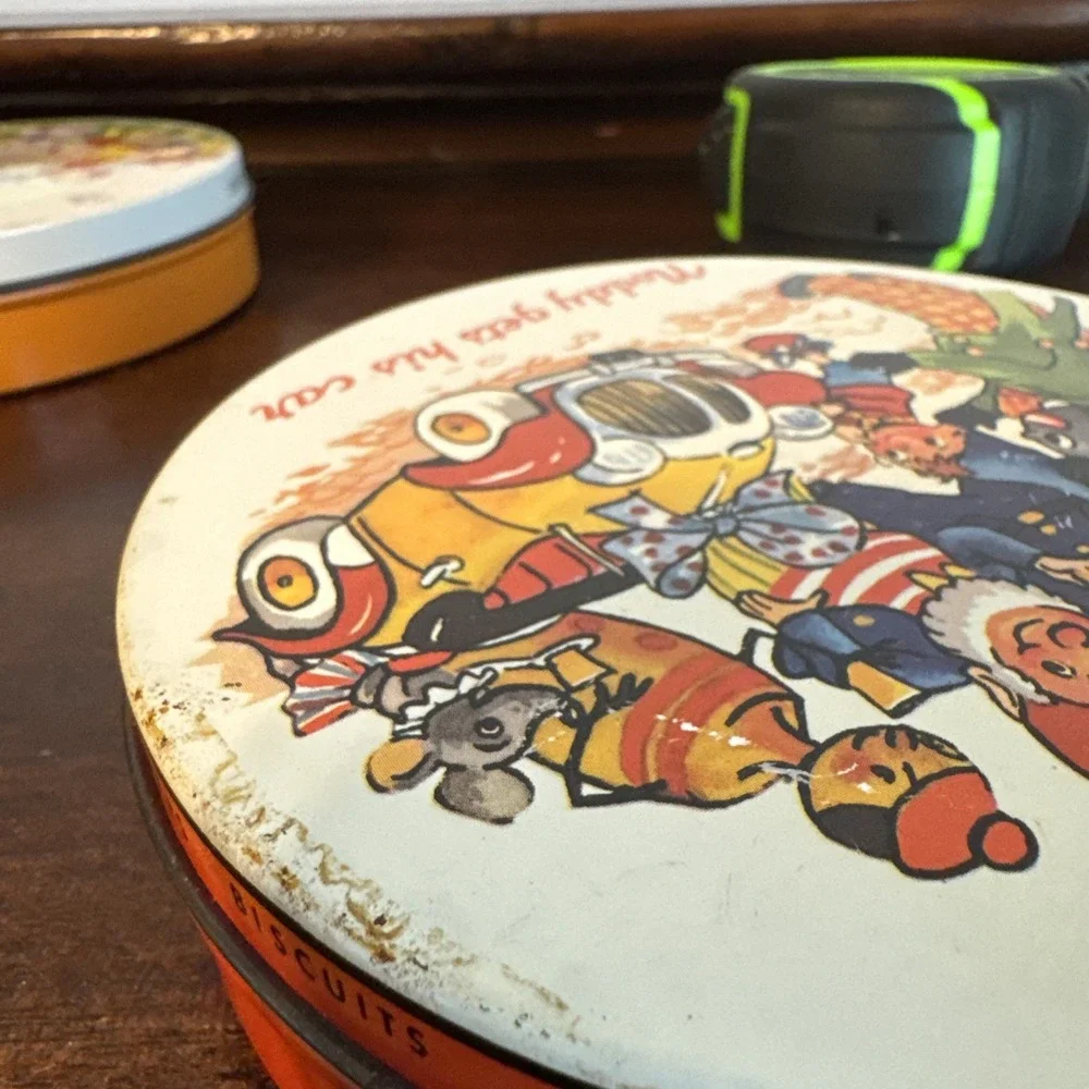 2 - Huntley & Palmer Biscuit Tins Vintage Mabel Lucie Set